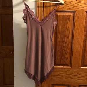 Mauve mini dress from PLT with tags never worn